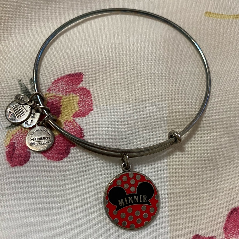 Alex and Ani Silver Finish Minnie Bangle